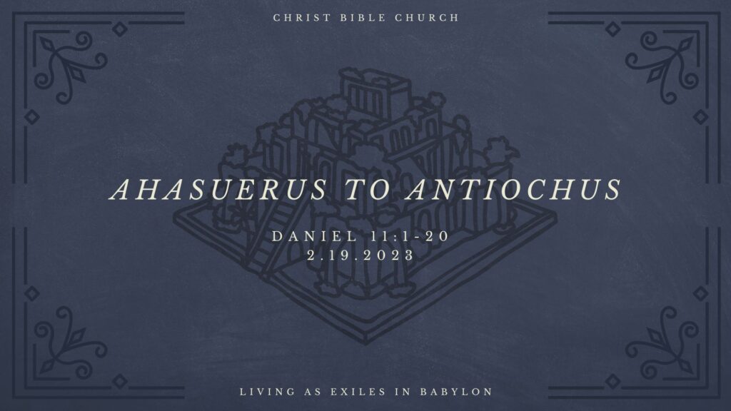 Ahasuerus to Antiochus