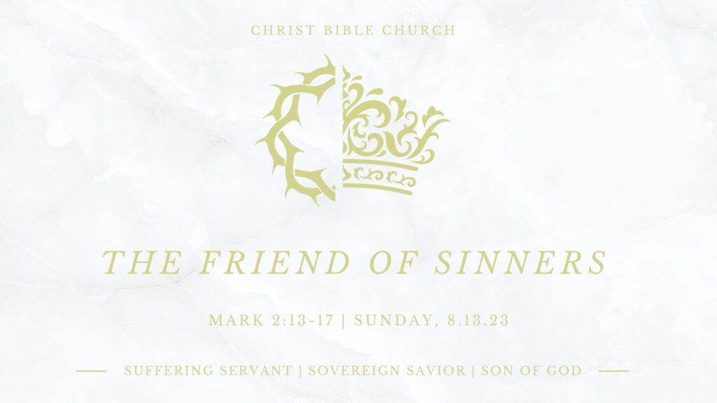 The Friend of Sinners