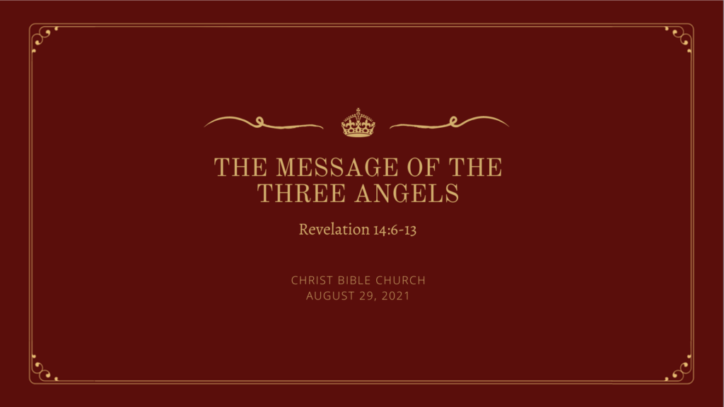 The Message of the Three Angels