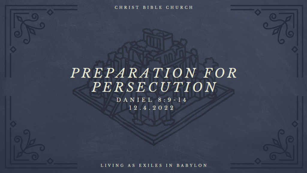 Preparation for Persecution