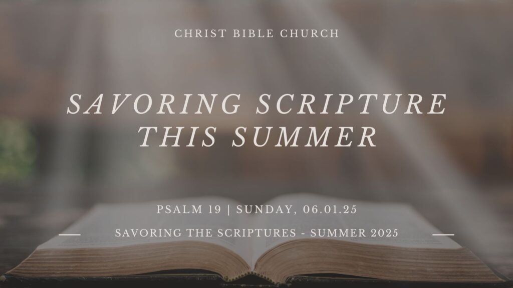 Savoring Scripture This Summer