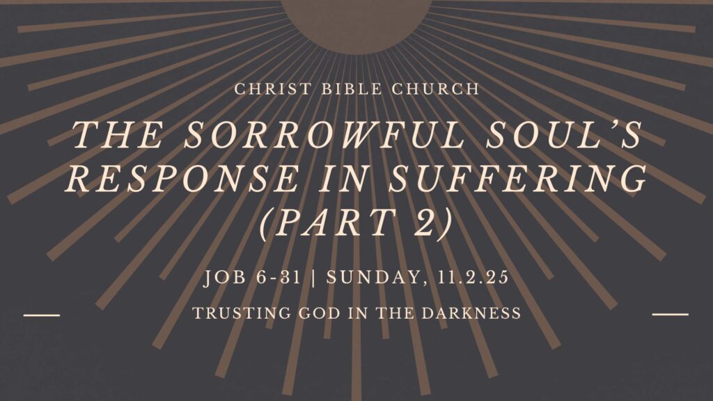 The Sorrowful Soul’s Response in Suffering (Part 2)