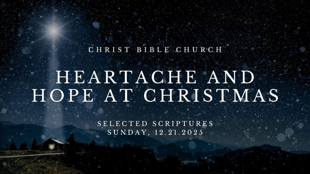 Heartache and Hope at Christmas
