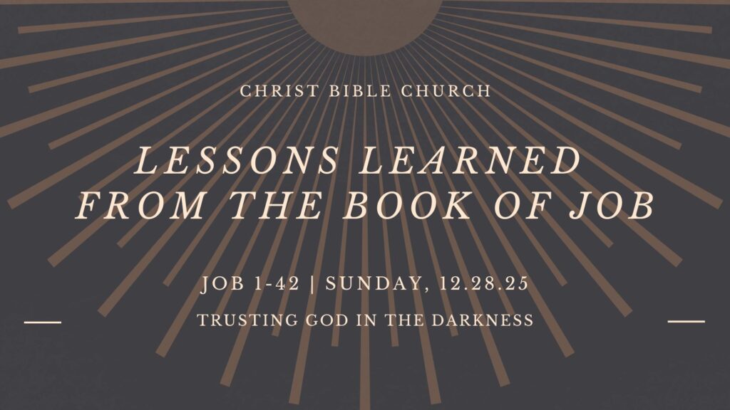 Lessons Learned from the Book of Job