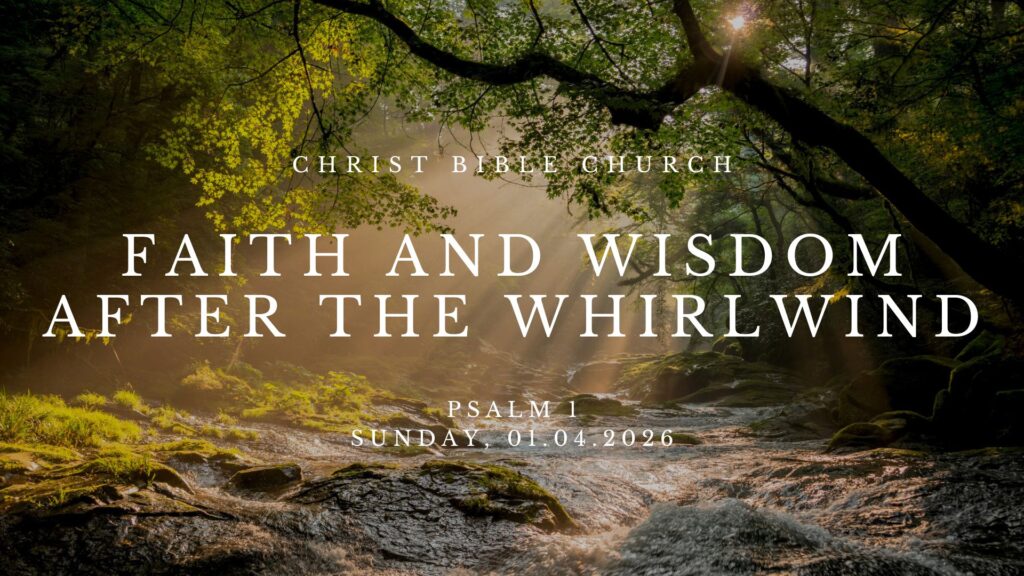 Faith and Wisdom After the Whirlwind